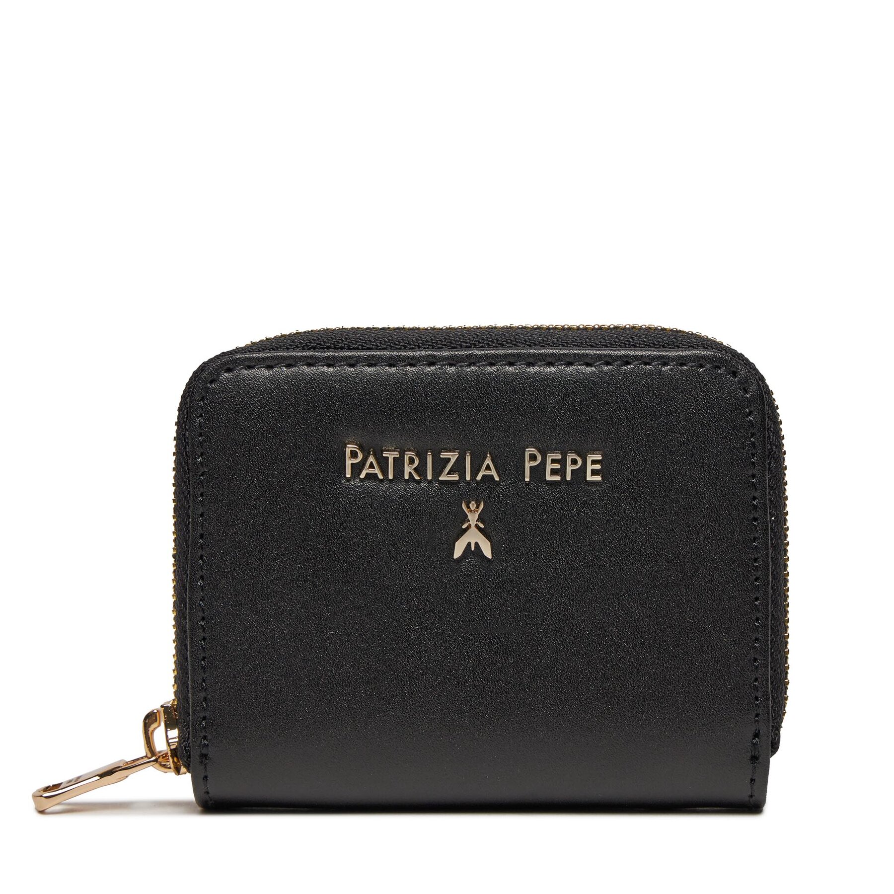 Kleine Damen Geldbörse Patrizia Pepe 8Q0022/L061-K103 Nero von PATRIZIA PEPE