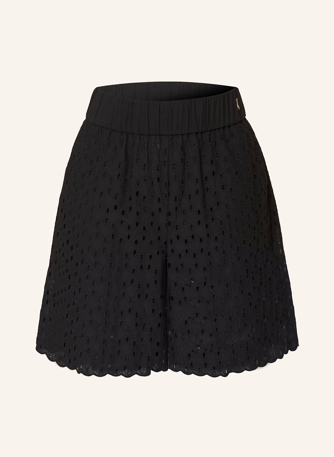 Patrizia Pepe Bermudas Aus Lochspitze schwarz von PATRIZIA PEPE