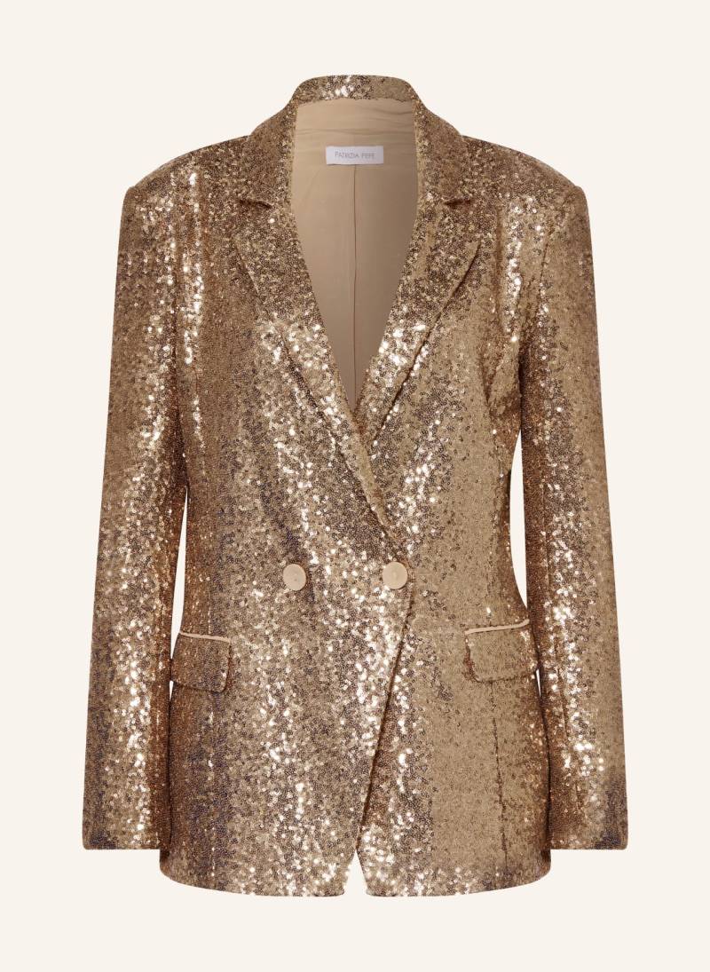 Patrizia Pepe Blazer Mit Pailletten gold von PATRIZIA PEPE