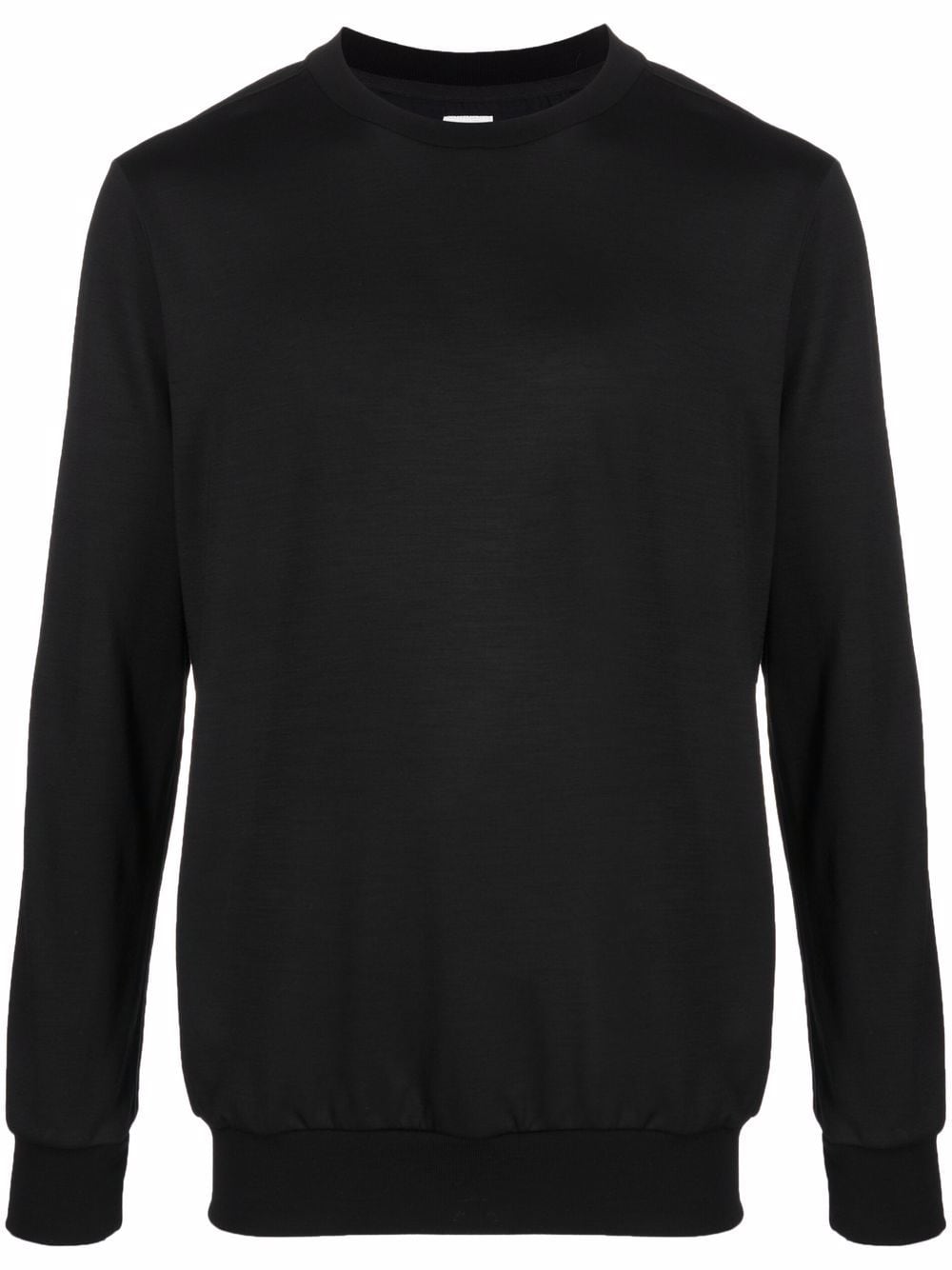 Paul Smith Signature Stripe-trimmed wool jumper - Black von Paul Smith