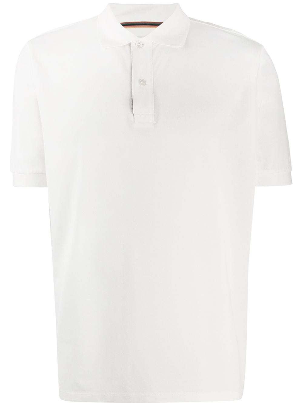 Paul Smith piqué polo shirt - White von Paul Smith