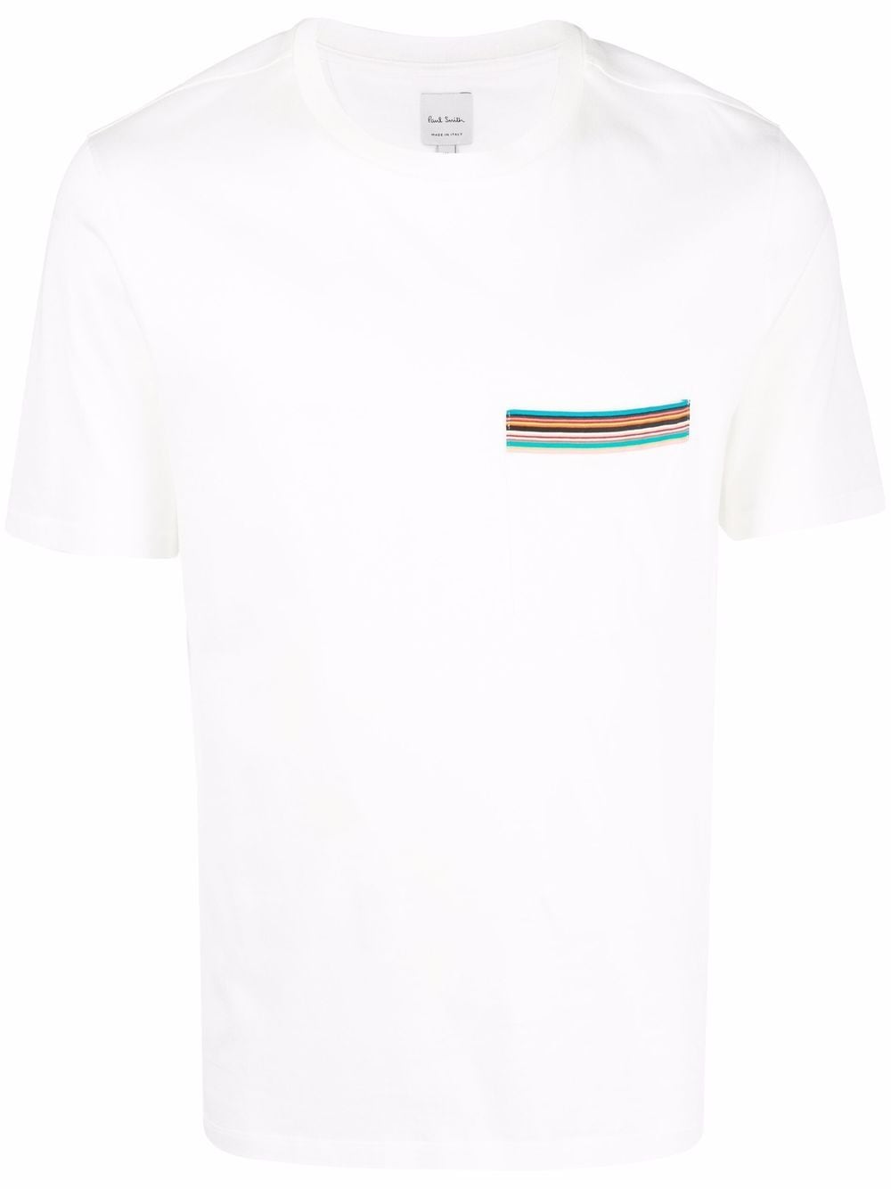 Paul Smith pocket cotton T-Shirt - White von Paul Smith