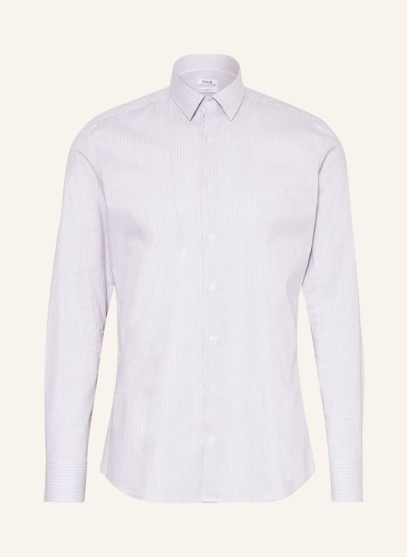 Paul Hemd Slim Fit grau von PAUL