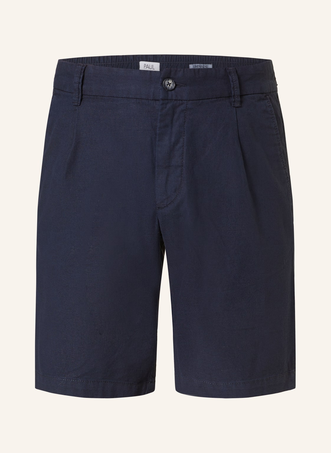 Paul Shorts Comfort Fit Mit Leinen blau von PAUL