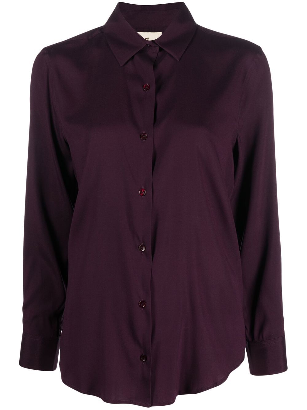 PAULA scarf-detail long-sleeved blouse - Purple von PAULA