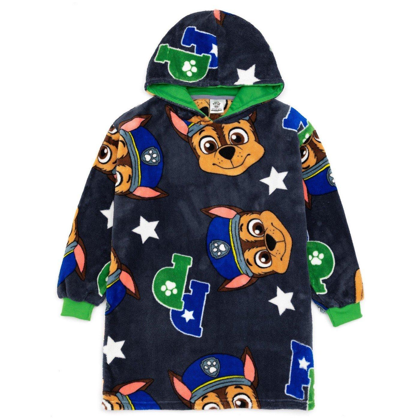 Kapuzendecke Jungen Grau 122/128 von PAW PATROL