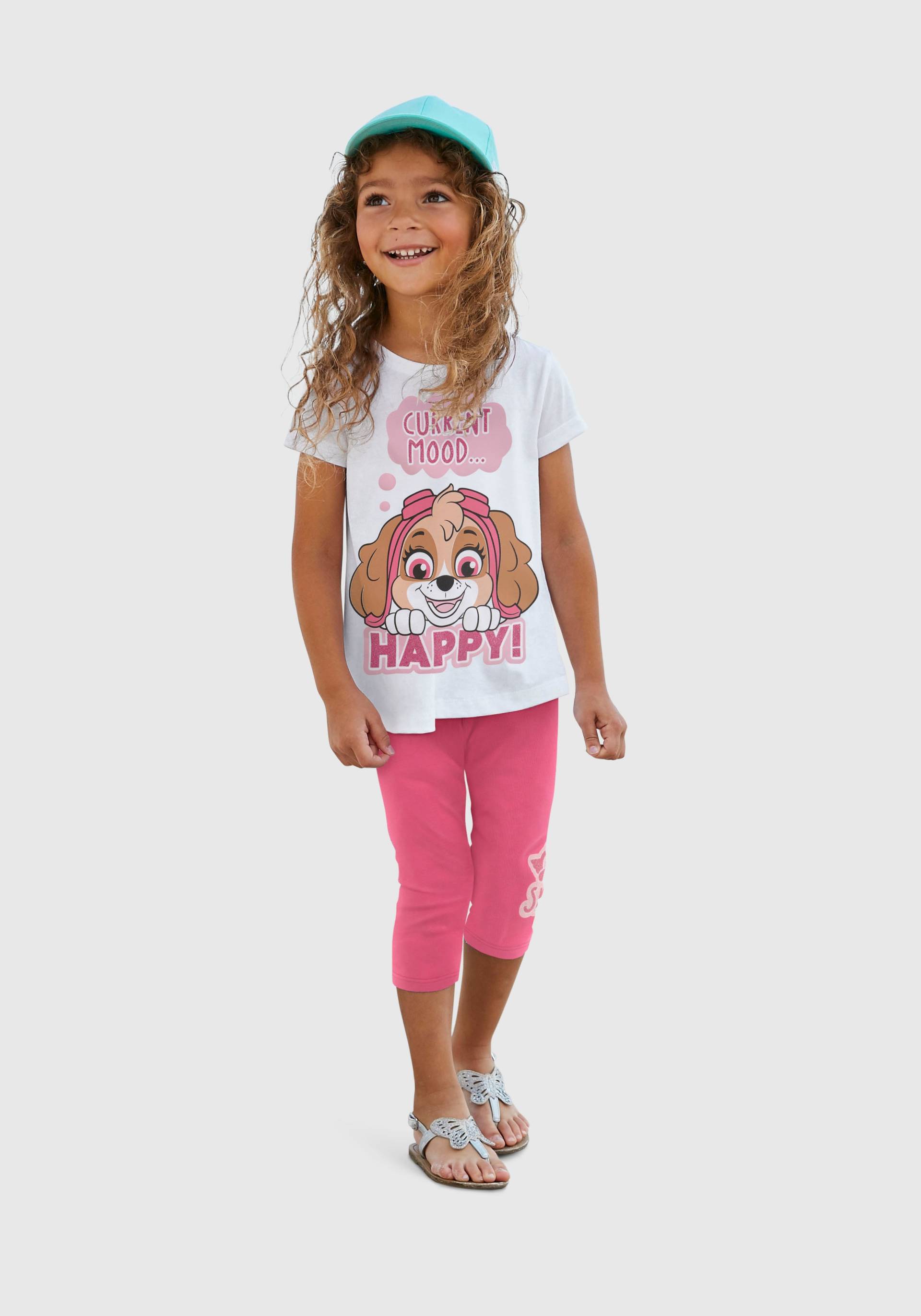 PAW PATROL Shirt & Leggings, (Set, 2 tlg.), mit Glitzerdruck von PAW PATROL