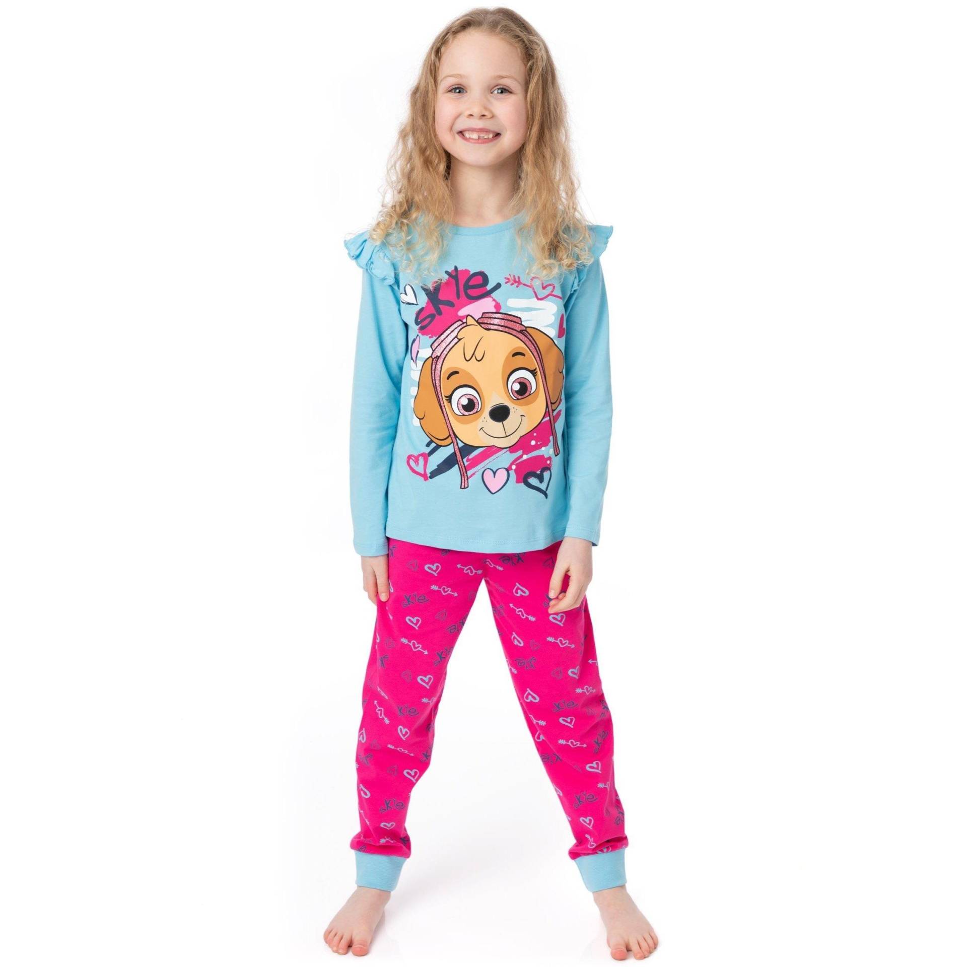 Schlafanzug Langärmlig Unisex Pink 104 von PAW PATROL