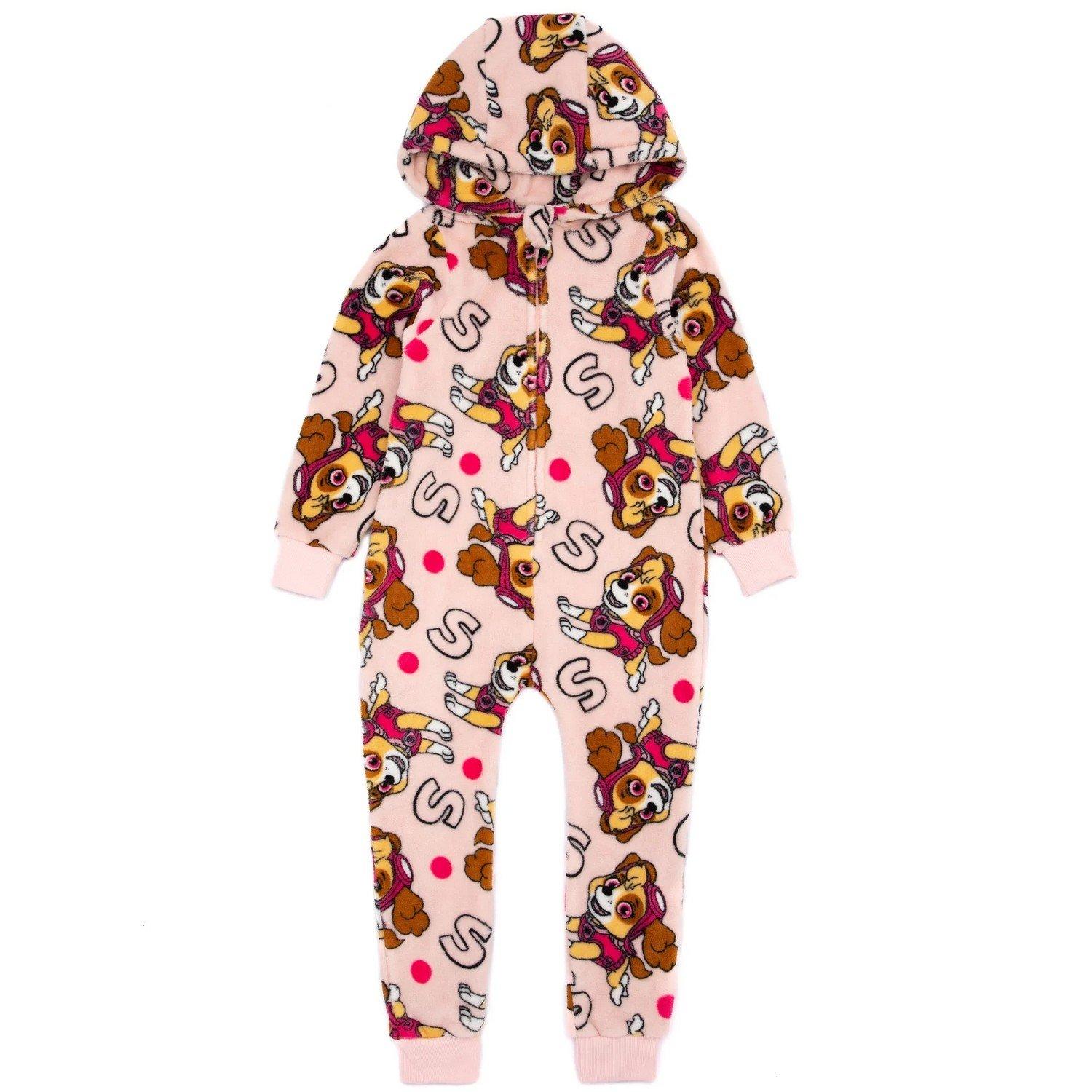 Schlafanzug Mit Kapuze Mädchen Pink 110 von PAW PATROL