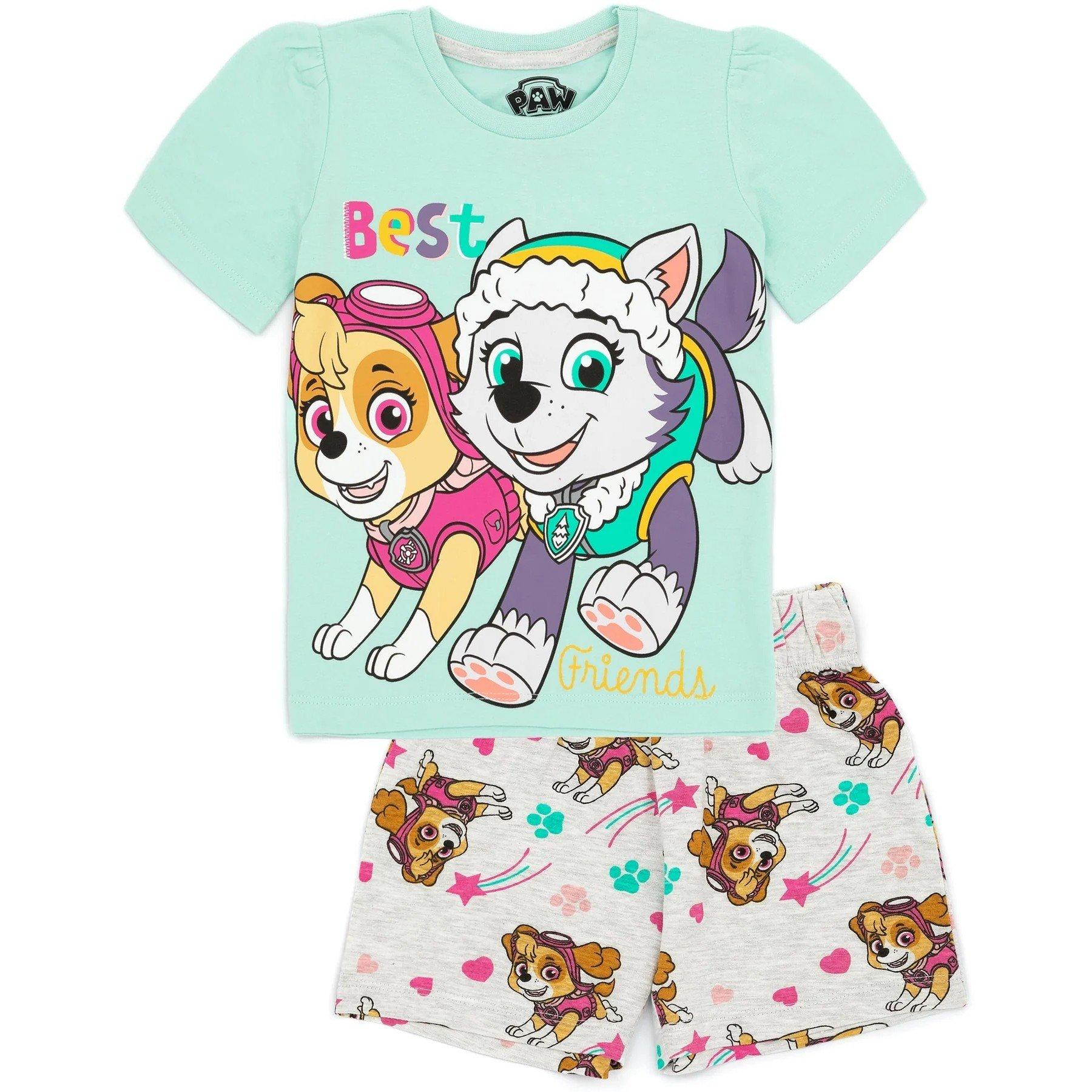 Schlafanzug Mit Shorts Unisex Multicolor 104 von PAW PATROL