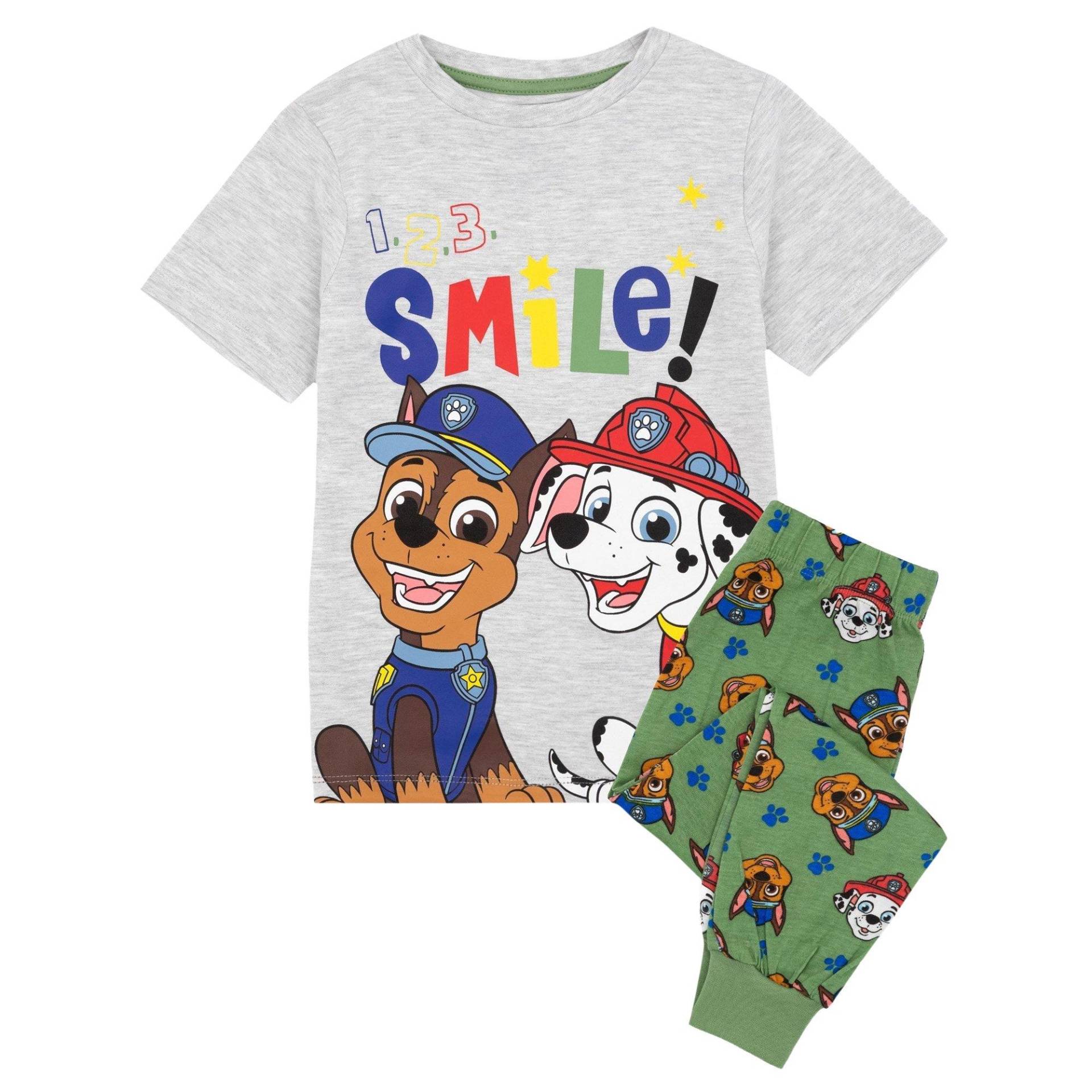 Smile Schlafanzug Unisex Grün 110 von PAW PATROL