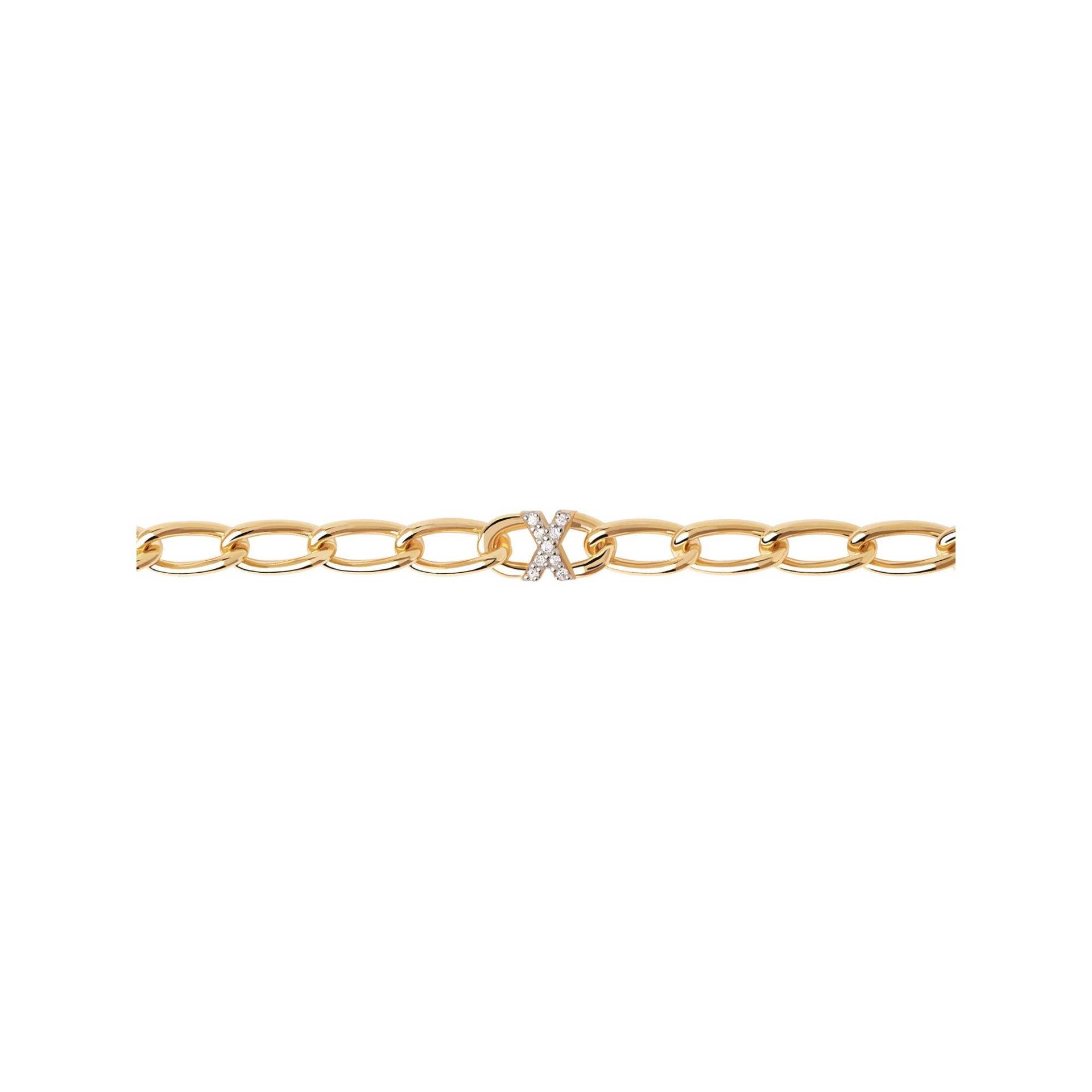 Armband Damen Gold X von PDPAOLA