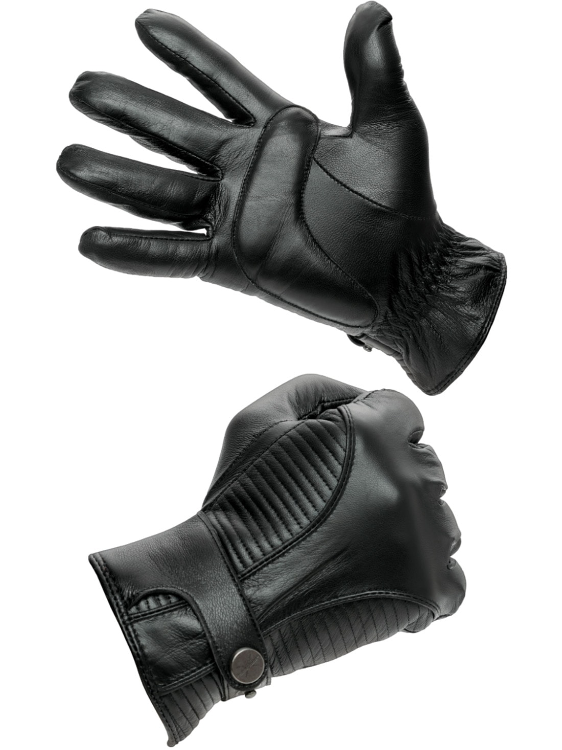 PEARLWOOD Lederhandschuhe, Handinnenfläche mit Polsterung für Fahrkomfort von PEARLWOOD