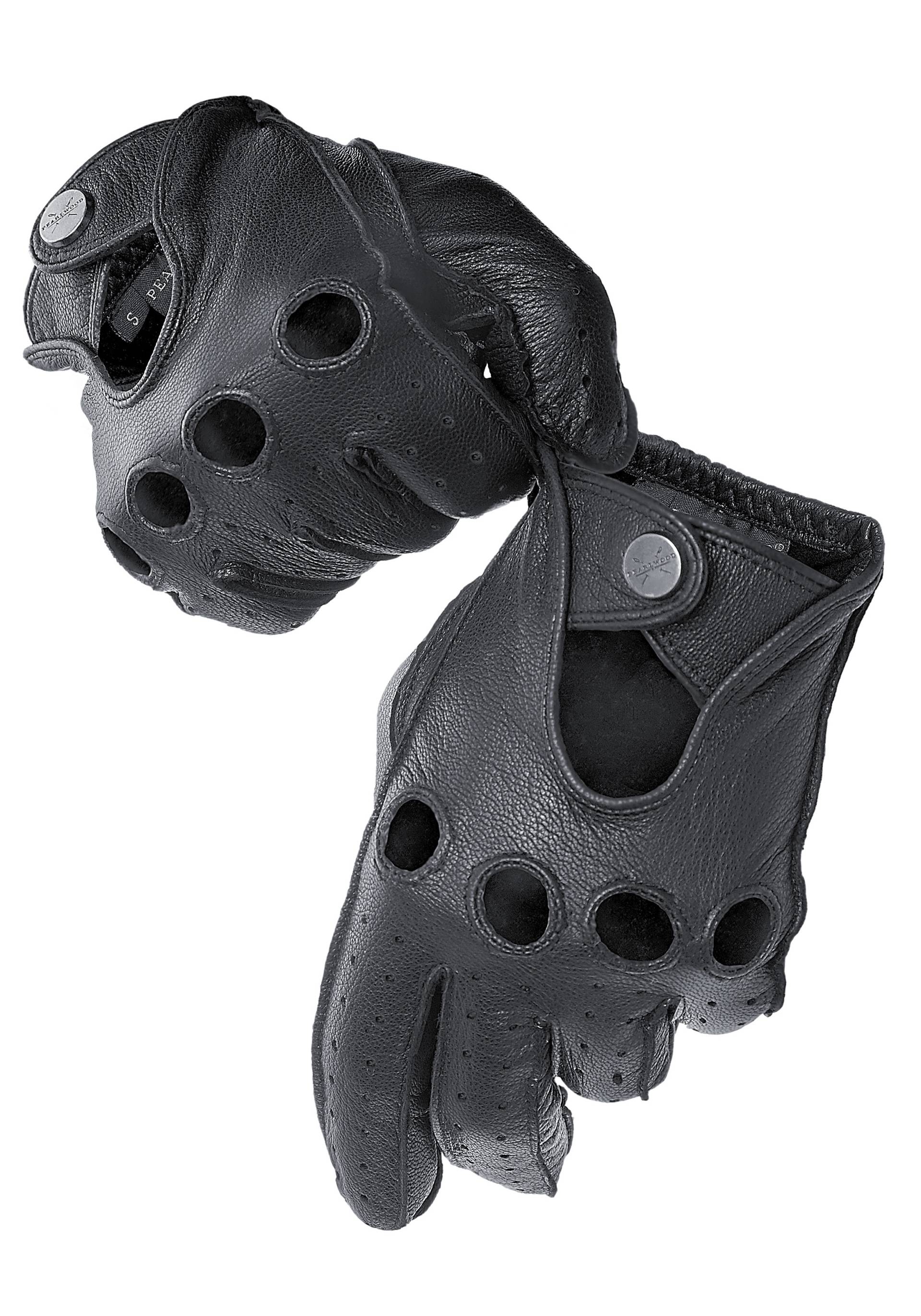 PEARLWOOD Lederhandschuhe, Lederriegel und elastischer Bund, Autofahrer-Handschuh von PEARLWOOD