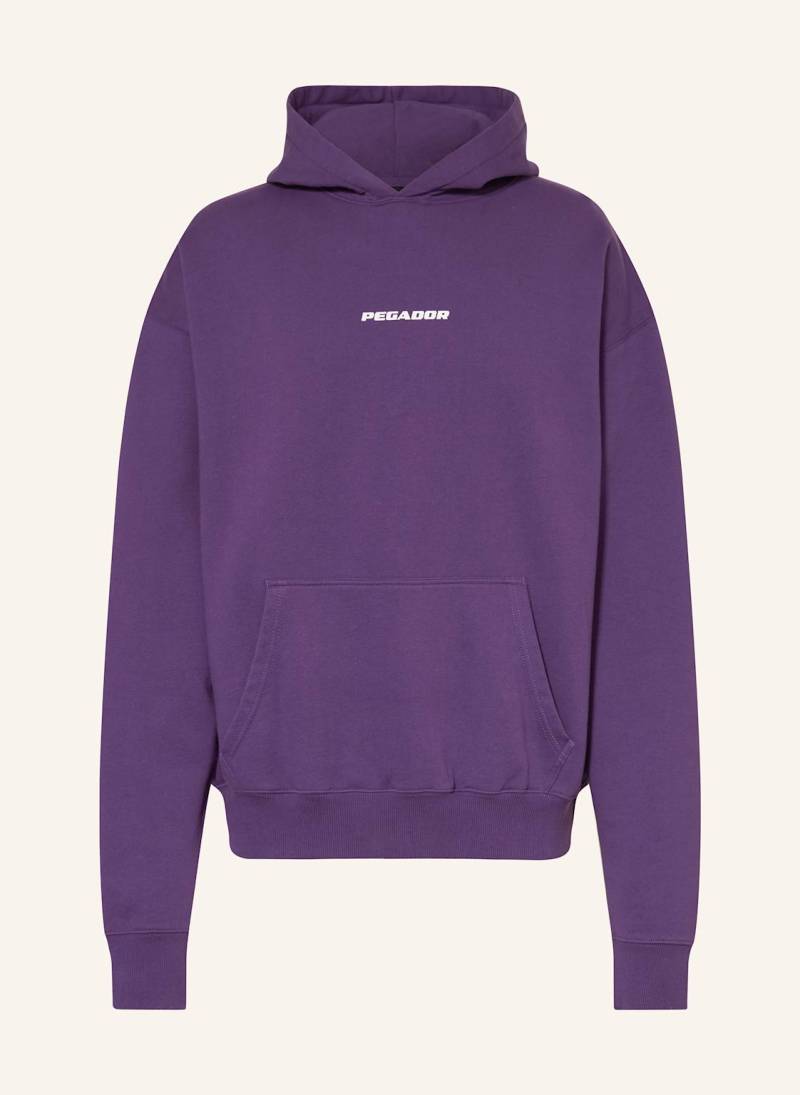 Pegador Oversized-Hoodie Colne lila von PEGADOR