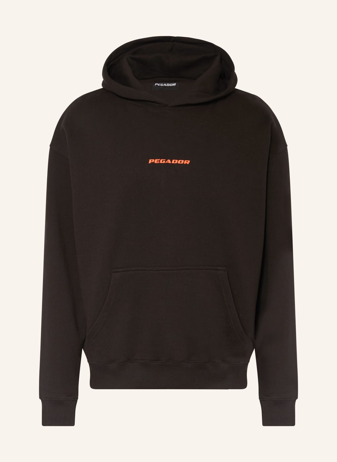 Pegador Oversized-Hoodie schwarz von PEGADOR