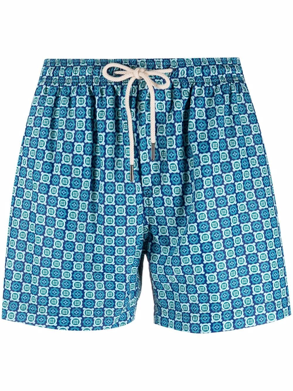 PENINSULA SWIMWEAR geometric-pattern swim shorts - Blue von PENINSULA SWIMWEAR