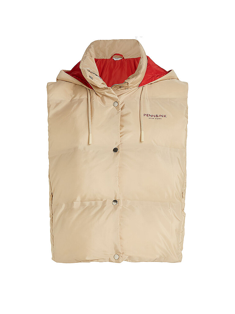 PENN&INK Steppgilet beige | M von PENN&INK