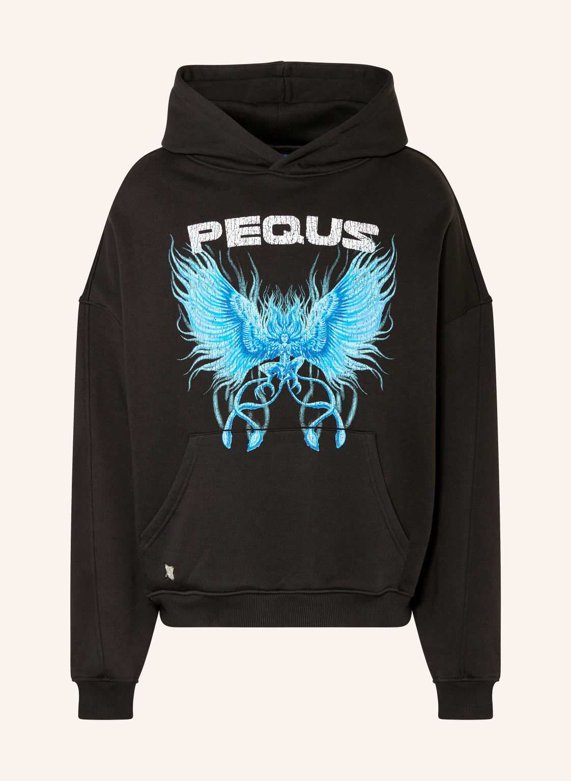 Pequs Hoodie schwarz von PEQUS