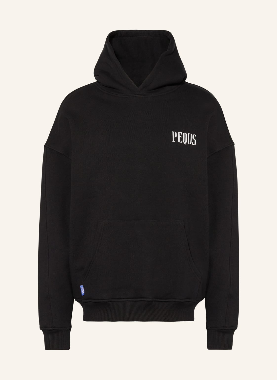 Pequs Oversized-Hoodie schwarz von PEQUS