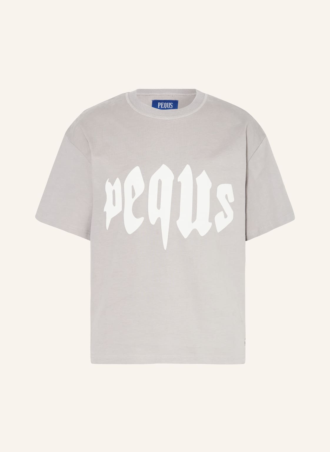 Pequs T-Shirt beige von PEQUS