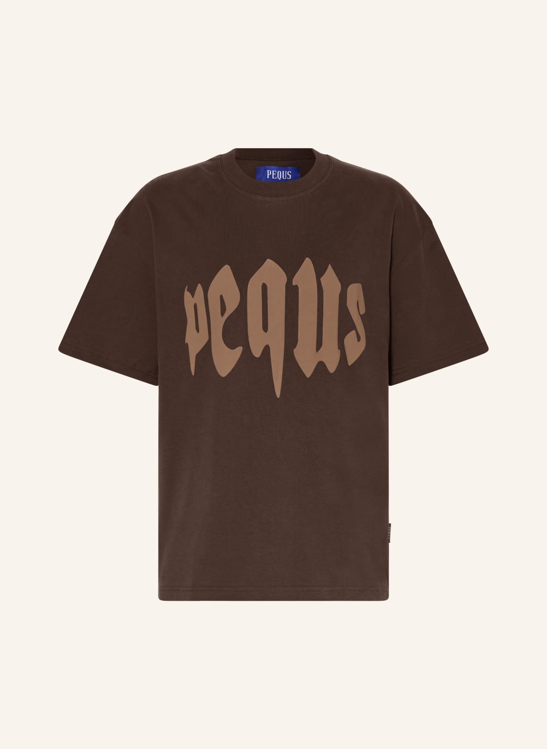 Pequs T-Shirt braun von PEQUS