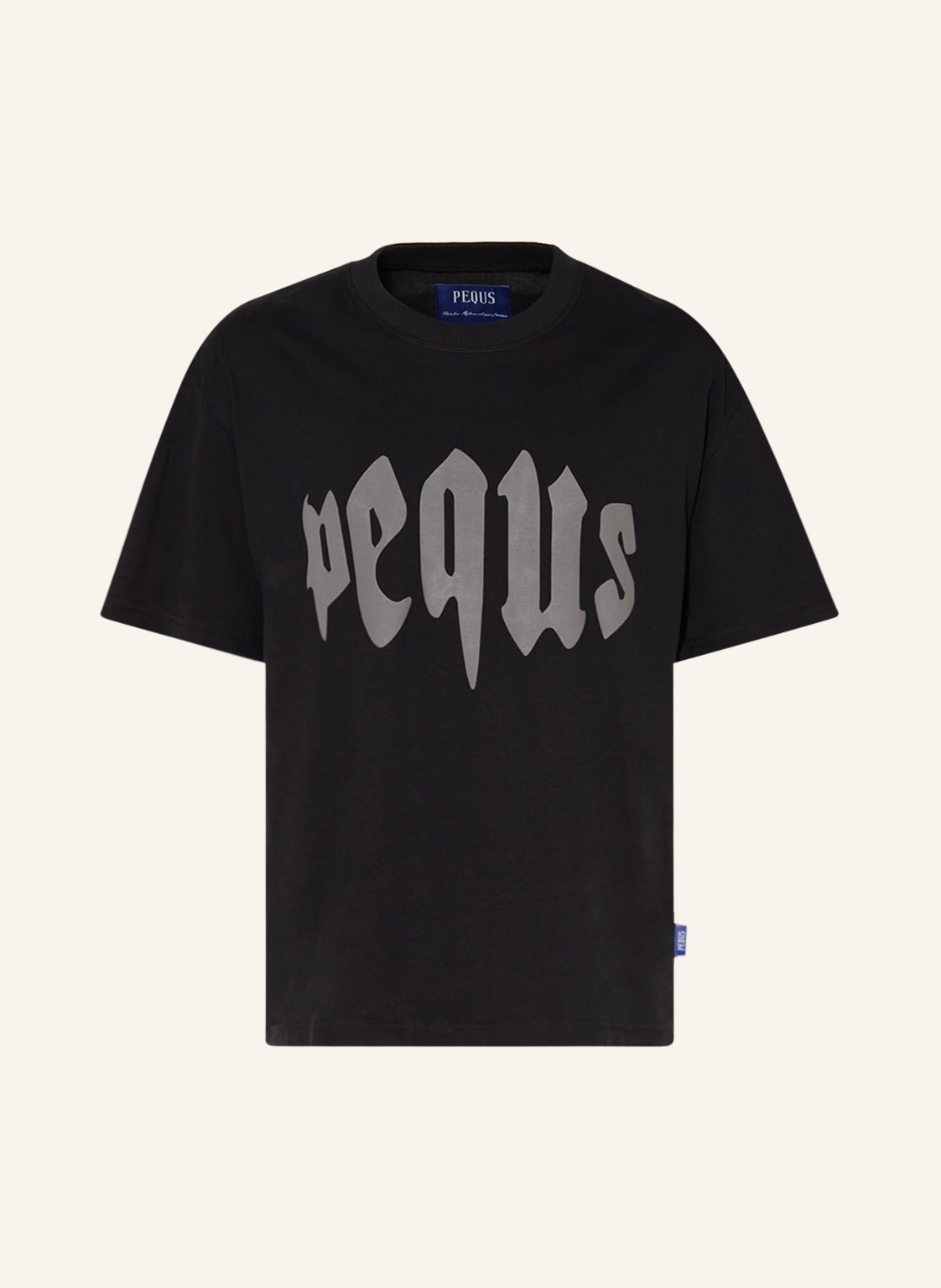 Pequs T-Shirt schwarz von PEQUS
