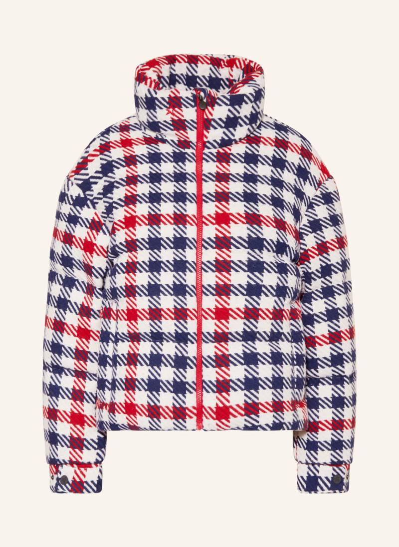 Perfect Moment Daunen-Skijacke Star Gingham weiss von PERFECT MOMENT