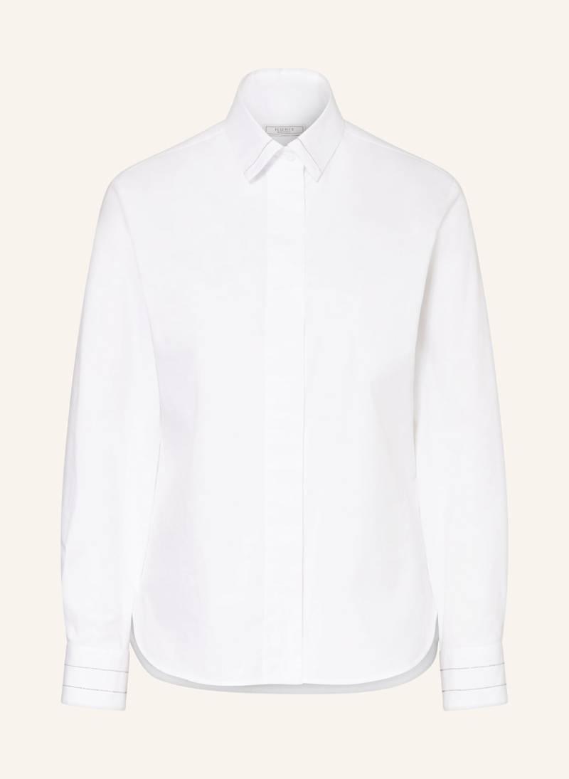 Peserico Hemdbluse Mit Schmucksteinen weiss von PESERICO