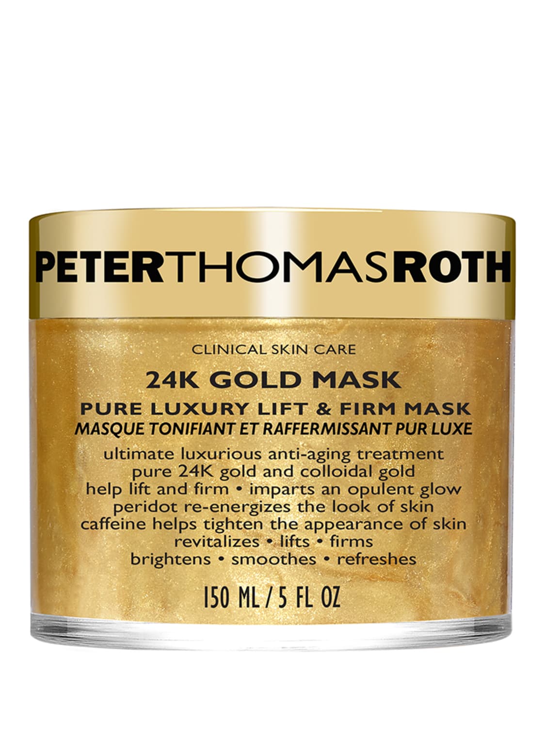 Peter Thomas Roth 24k Gold Mask Lift Pure Luxury Lift & Firm Mask 150 ml Peter Thomas Roth 24k Gold Mask Lift Pure Luxury Lift & Firm Mask 150 ml von PETER THOMAS ROTH