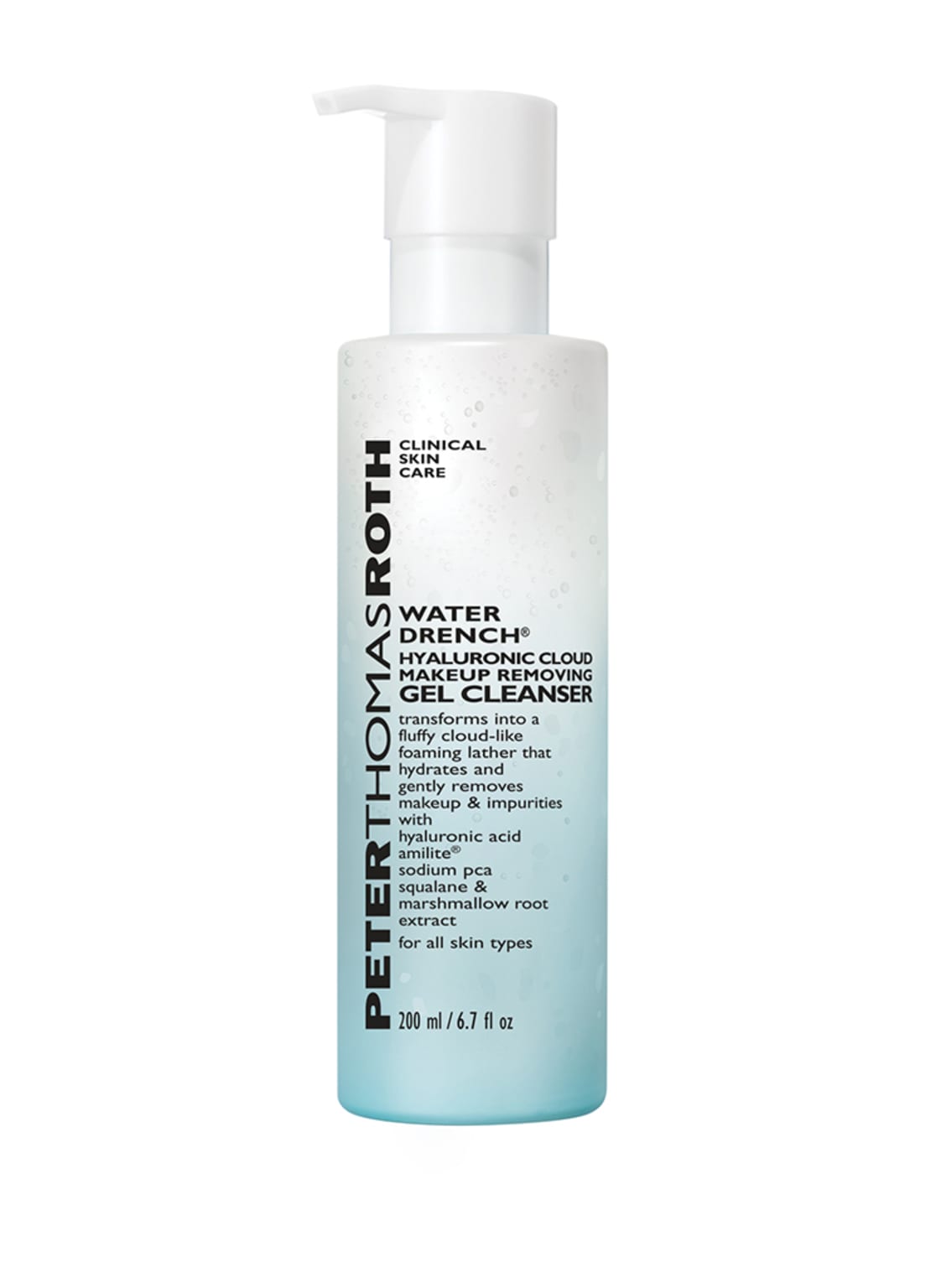 Peter Thomas Roth Water Drench Hyaluronic Cloud Make Up Remover 200 ml von PETER THOMAS ROTH