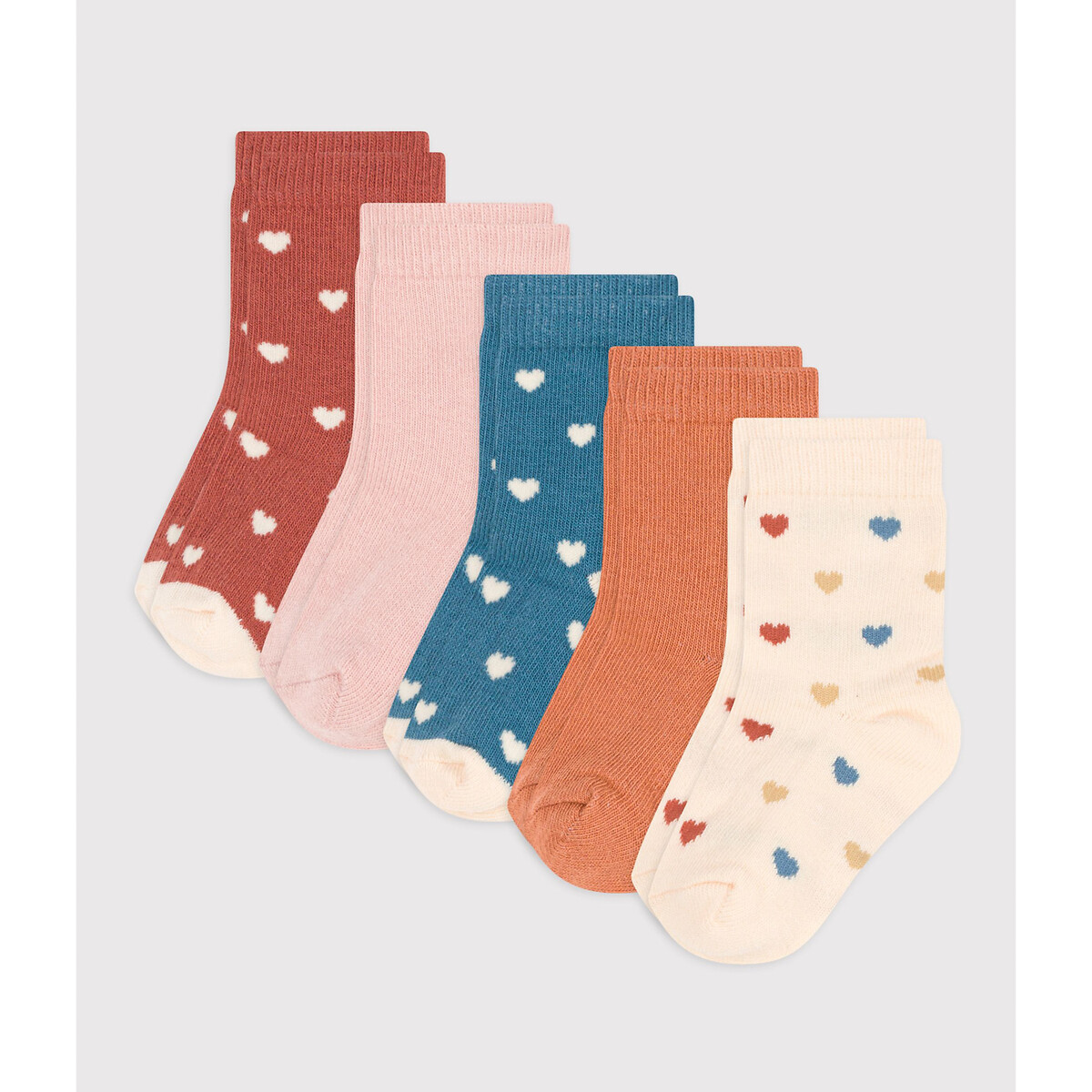 5er-Pack Socken, lang von PETIT BATEAU