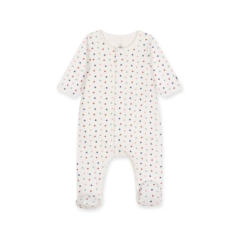 Babydoll Unisex Weiss Bedruckt 1 mese von PETIT BATEAU