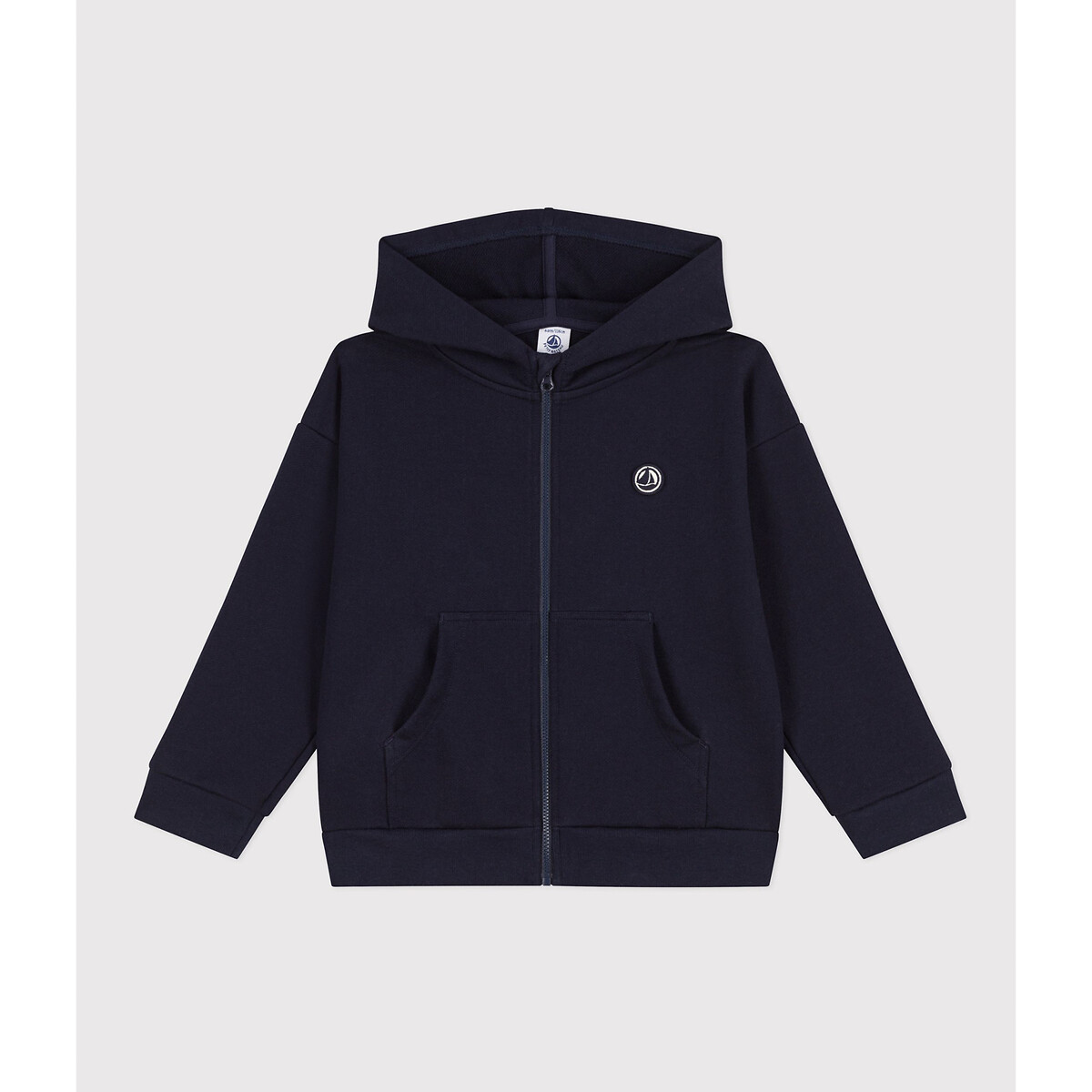 Kapuzensweatjacke mit Reissverschluss von PETIT BATEAU