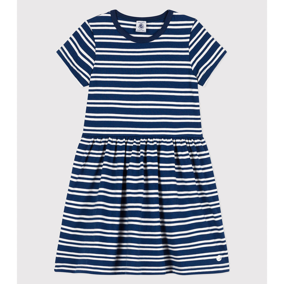 Kleid mit Streifenmuster von PETIT BATEAU