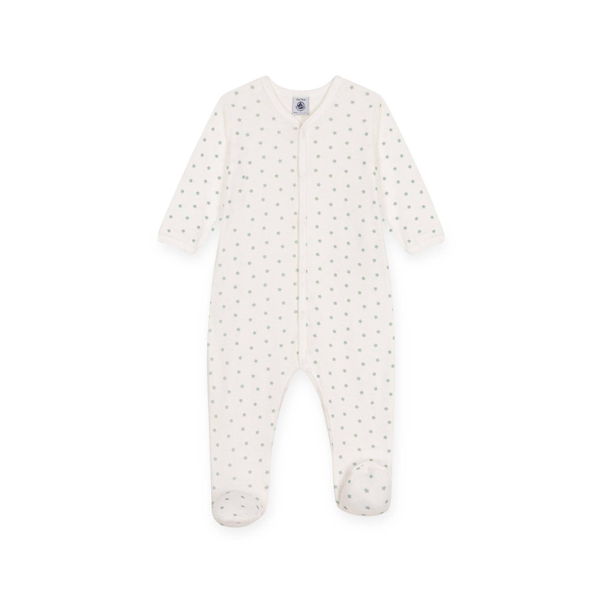 Overall Unisex Weiss Bedruckt 12 mese von PETIT BATEAU