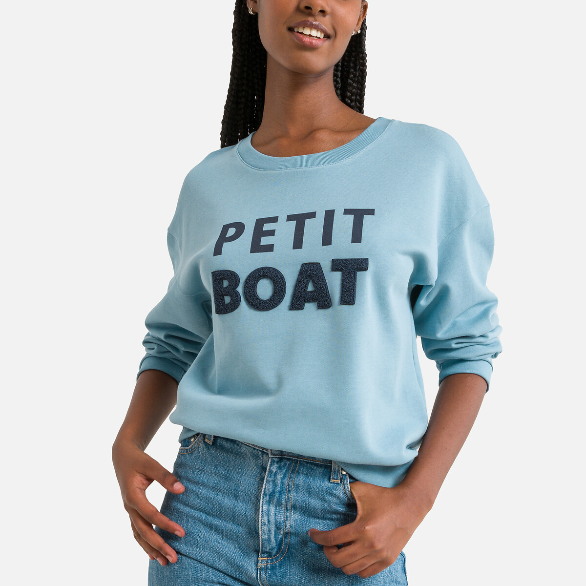 Sweatshirt, angeraute Sweatware von PETIT BATEAU