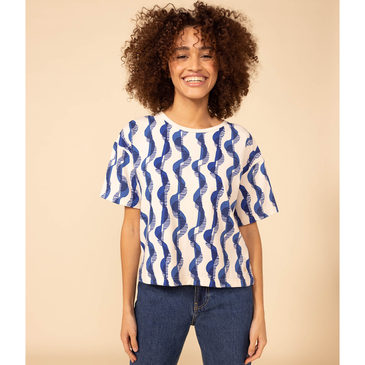 T-Shirt Le Boxy aus Jersey von PETIT BATEAU