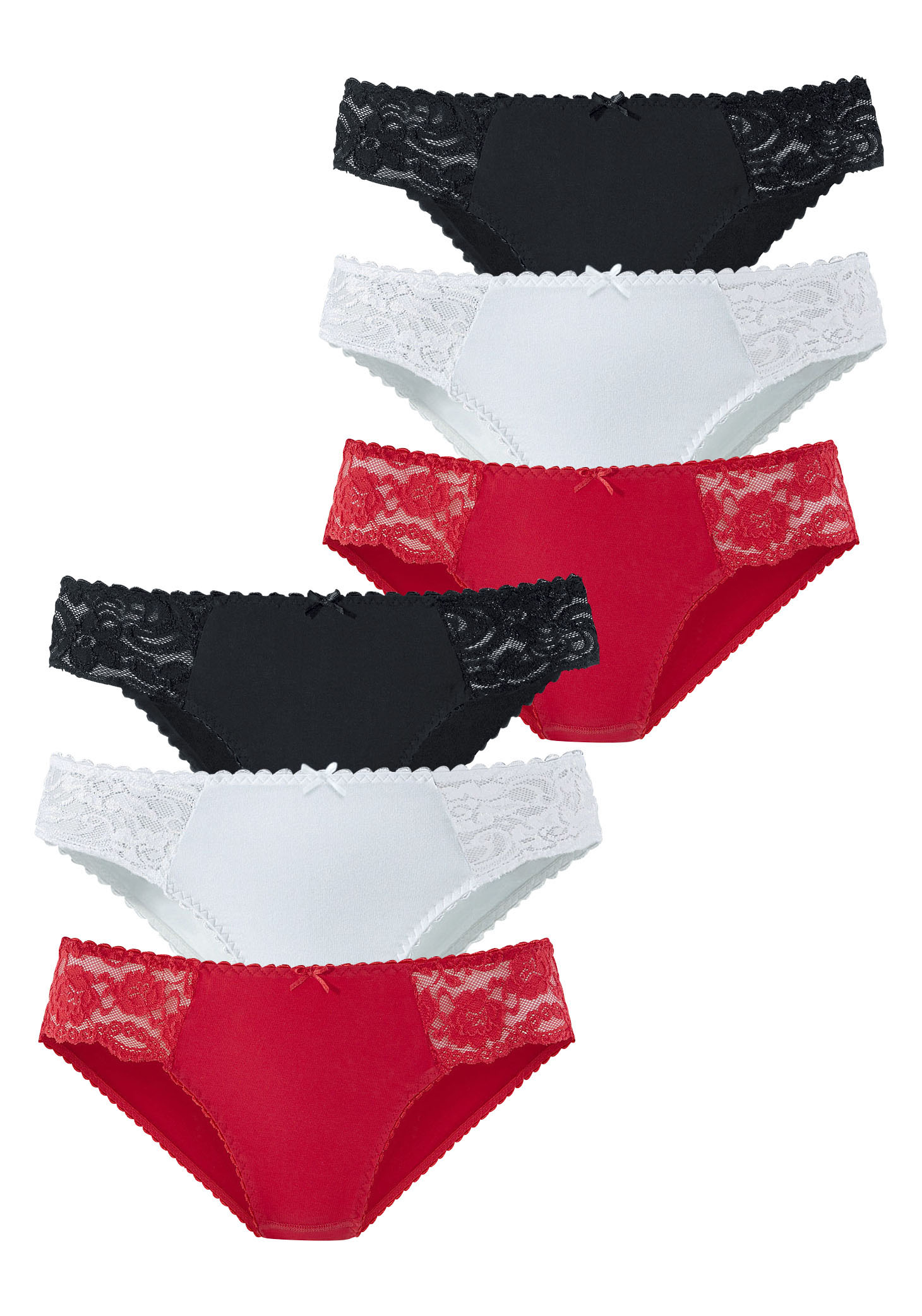 petite fleur Jazz-Pants Slips, (Packung, 6 St.) von PETITE FLEUR