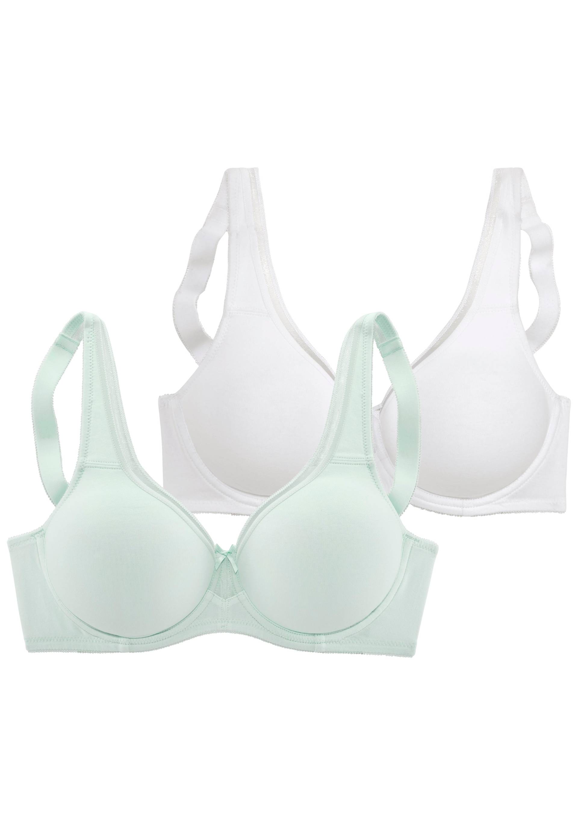 petite fleur Minimizer-BH, aus Baumwolle mit nahtlosen Cups, Basic Dessous petite fleur Minimizer-BH, aus Baumwolle mit nahtlosen Cups, Basic Dessous von PETITE FLEUR