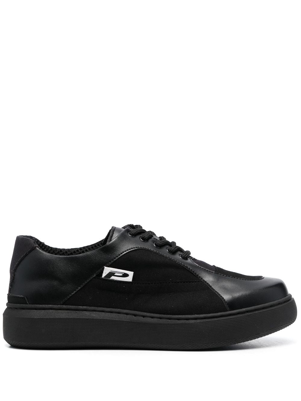 PHILEO logo-patch low-top sneakers - Black von PHILEO