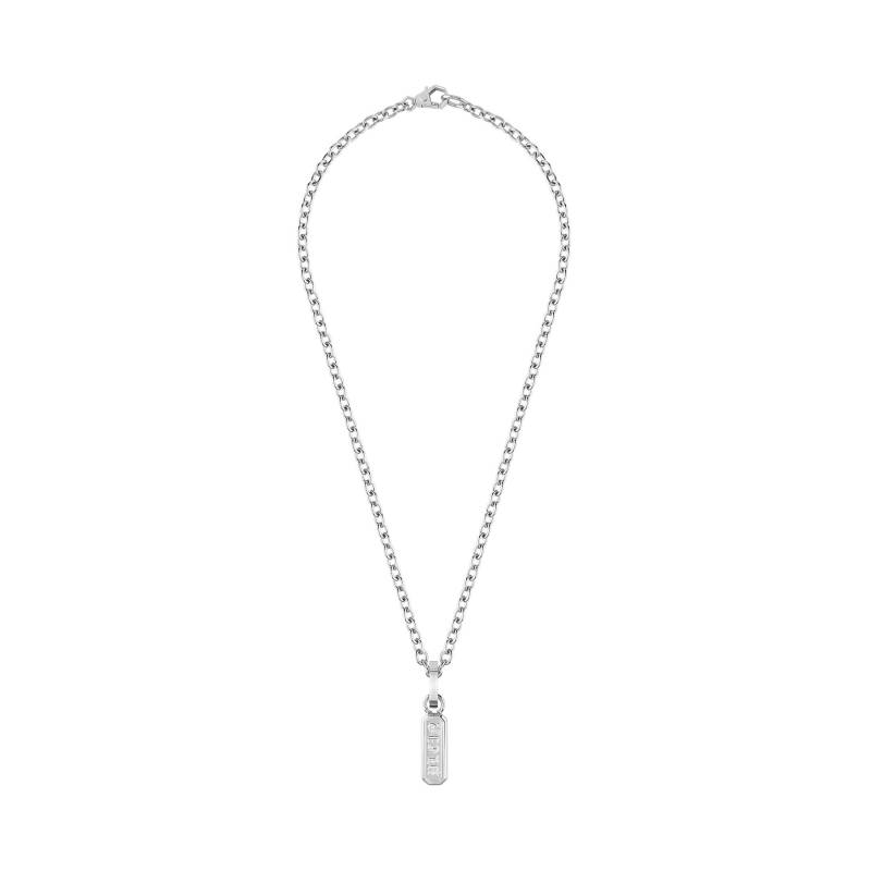 Halskette PHILIPP PLEIN Gothic Tag PJTEA04NU Silberfarben von PHILIPP PLEIN