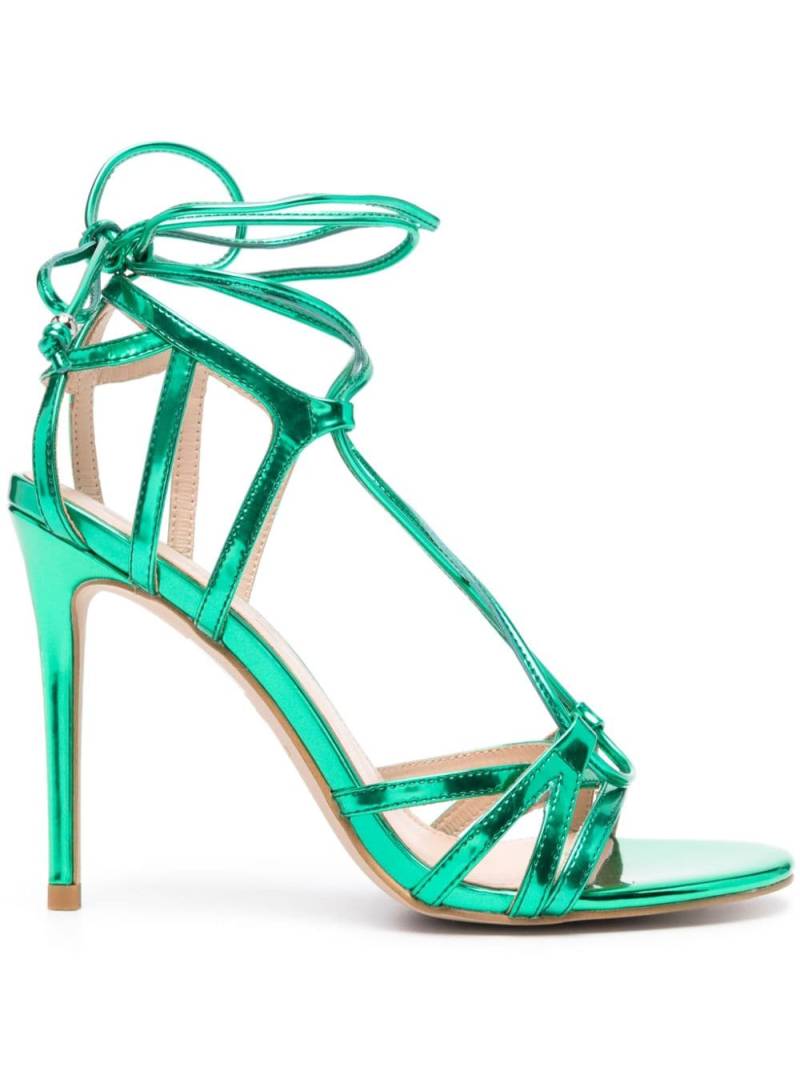 PINKO 105mm cut-out sandals - Green von PINKO