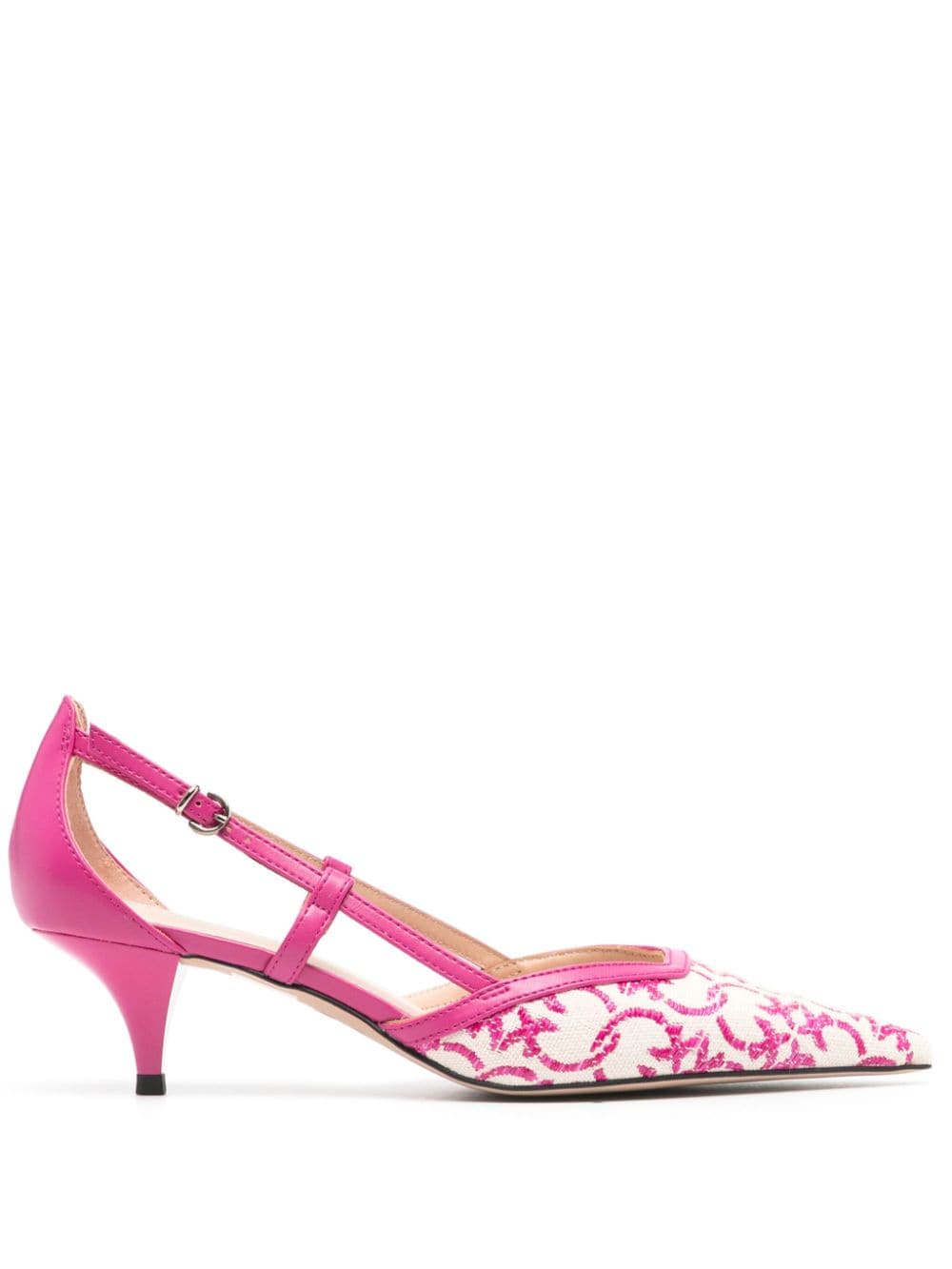 PINKO 50mm Love Birds-jacquard pumps von PINKO