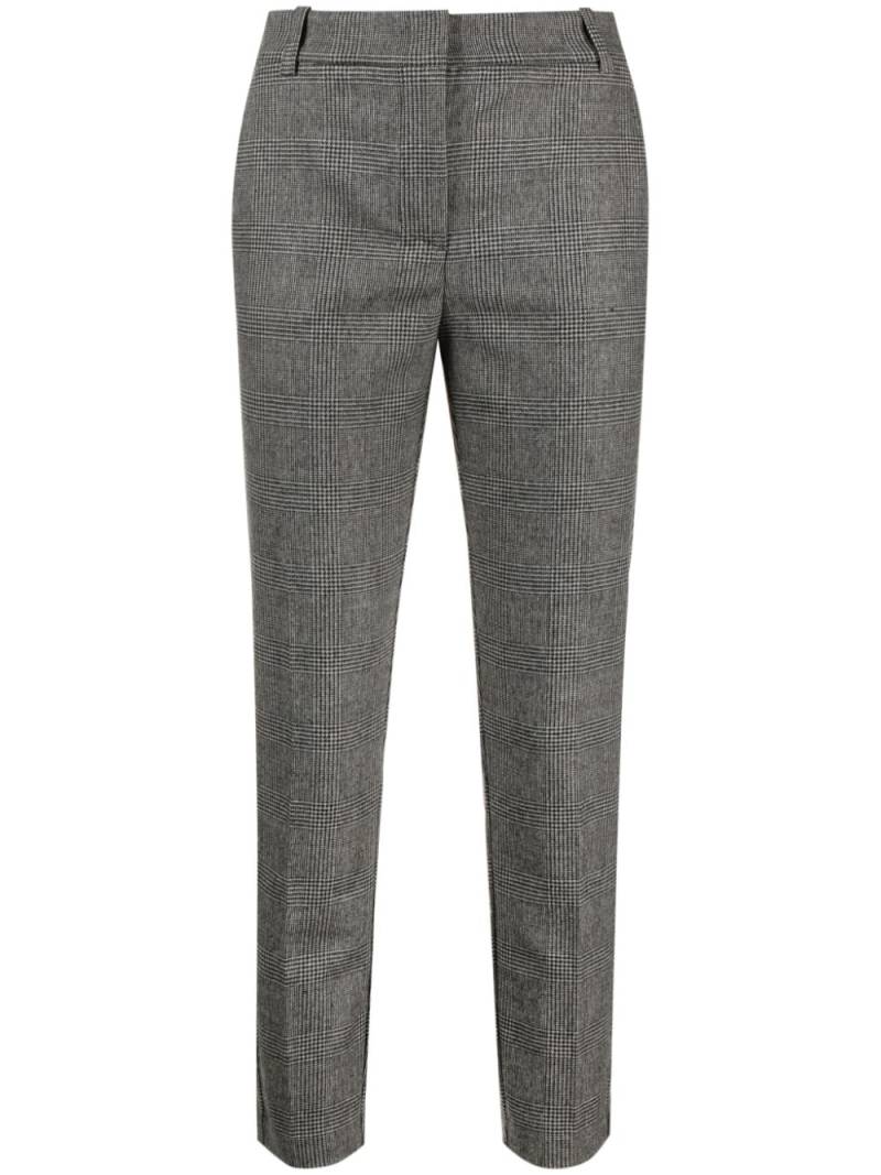 PINKO Bello checkered slim-fit trousers - Grey von PINKO