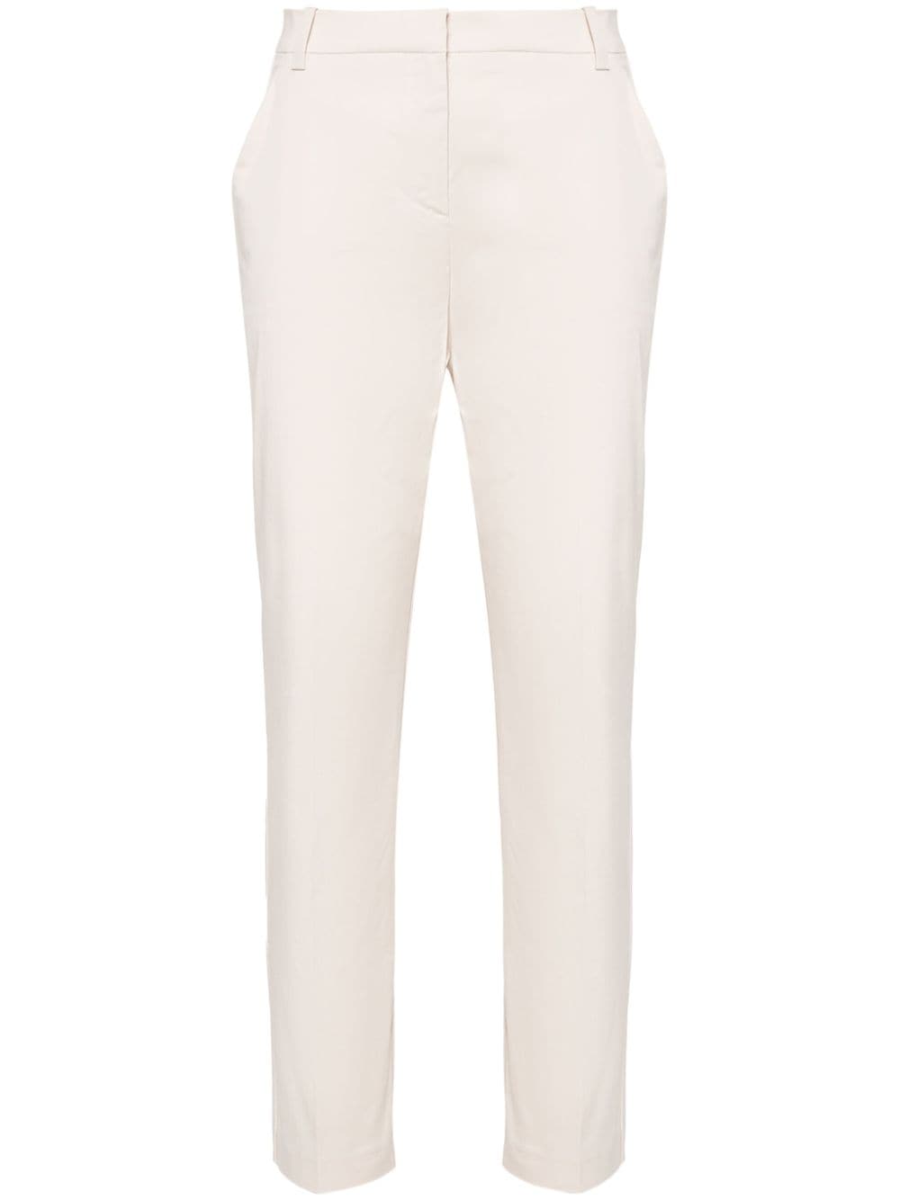 PINKO Bello mid-waist cigarette trousers - Neutrals von PINKO