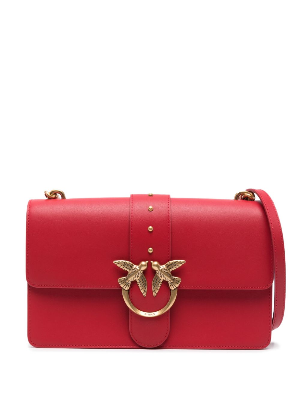 PINKO Classic Love One crossbody bag - Red von PINKO