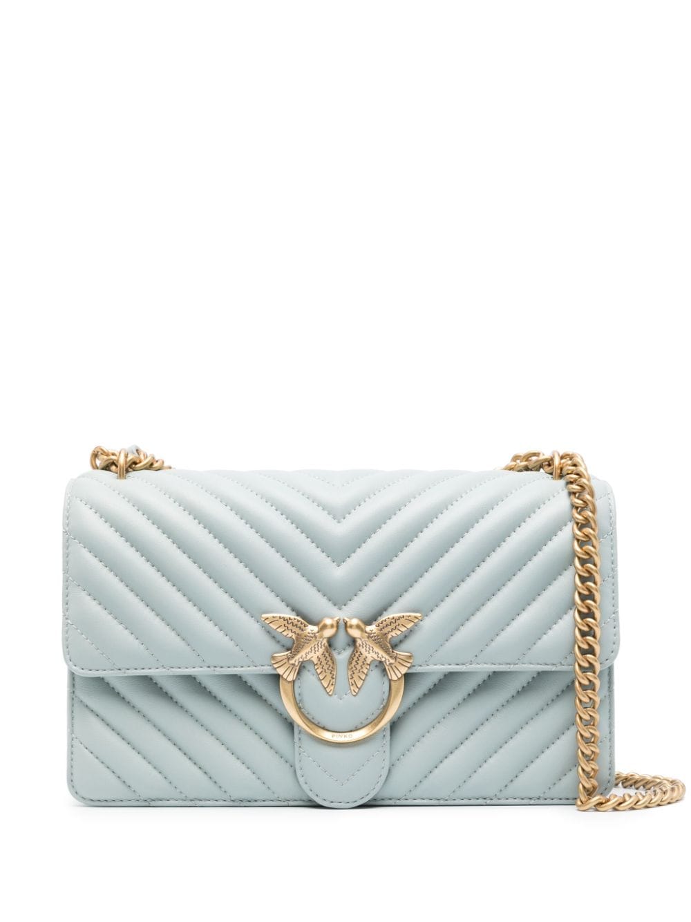 PINKO Classic Love One shoulder bag - Blue von PINKO