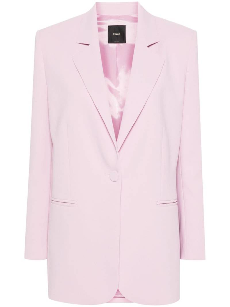 PINKO Esagerata crepe single-breasted blazer von PINKO