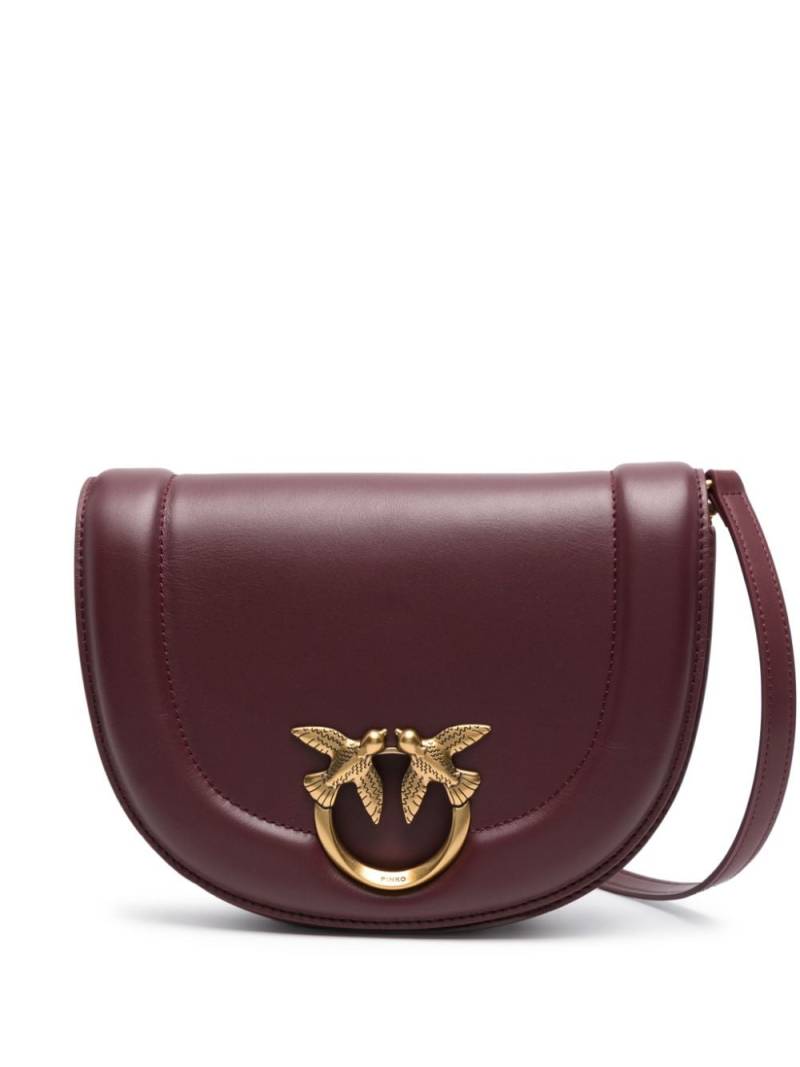 PINKO Love Birds leather crossbody bag - Red von PINKO